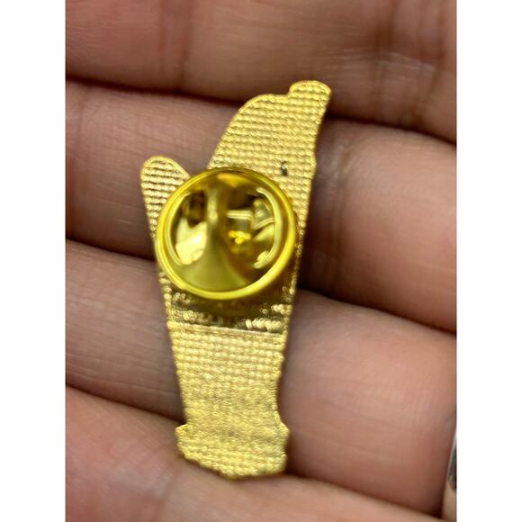 Vintage Albert Elovitz Enamel Harp Pin - Picture 7 of 7